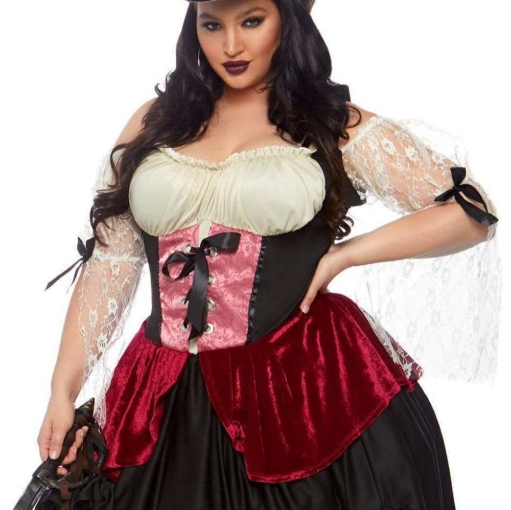 Leg Avenue Plus Wicked Wench Halloween Costume